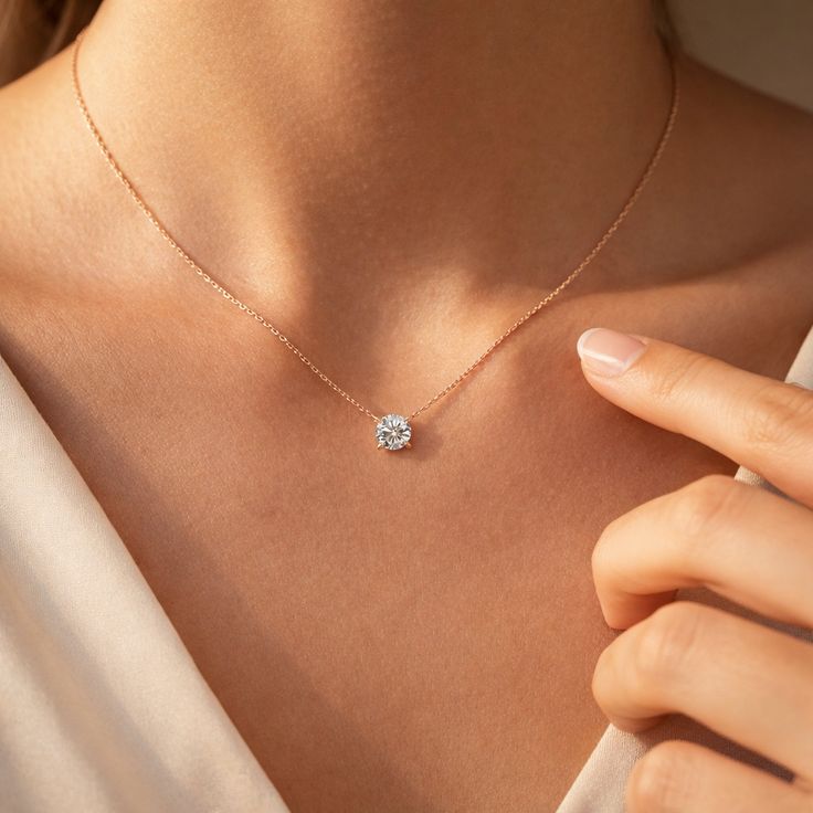 Tanvaa White Crystal Gold-plated anti tarnish Chain for women & girls Necklace Pearl, Cubic Zirconia Gold-plated Plated Stainless Steel Layered